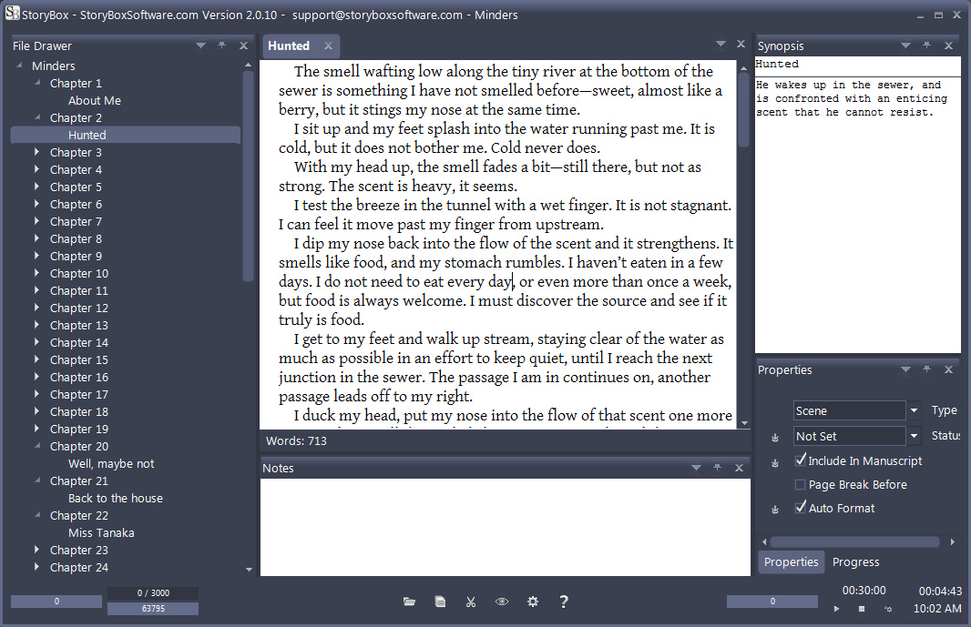 the best free script writing software